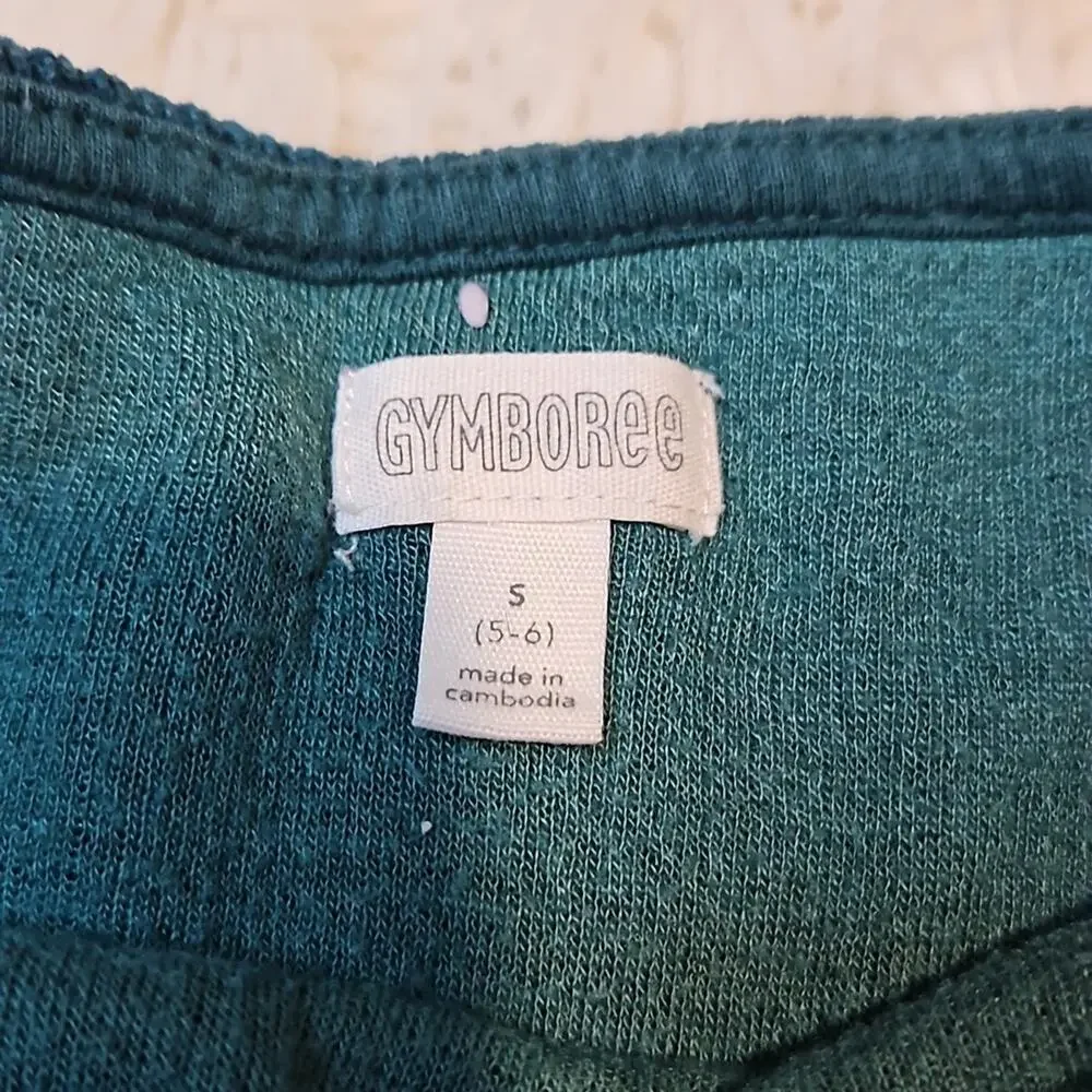 Gymboree Girls Dark Green Chenille Ribbed Sweater
